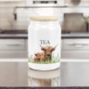 Purely Home Highland Cow Ceramic Ground Coffee Storage Canister -