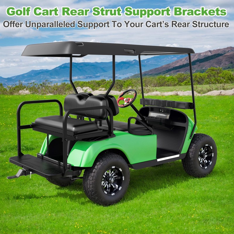 10L0L Heavy Duty Golf Cart Rear Strut Support Brackets for