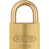 ABUS 55MB/40 Brass Lock with 2 Keys for Outdoor, Storage,