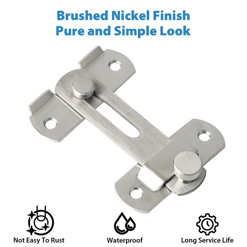 Alise 4 inch Flip Latch Gate Latches, Safety Door Lock