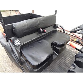 Durafit Seat Covers Kubota RTV 400, 500 or 520 Black Vinyl Seat Covers Bench seat with Indent.