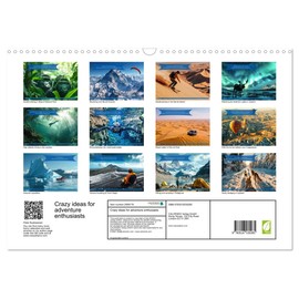 Crazy ideas for adventure enthusiasts (Wall Calendar 2026 DIN A3 Landscape), CALVENDO 12 Month Wall Calendar