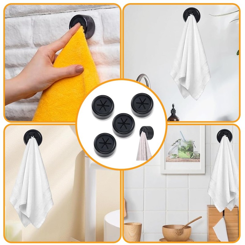 OUDQFCJ Pack of 4 Towel Rails - Camping Accessories without