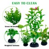 Vibury Fish Tank Aquatic Plants, 14 Pack Aquarium Plants Green