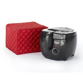 Covermates Keepsakes – Air Fryer/Deep Fryer Cover – Dust Protection - Stain Resistant - Washable – Appliance Cover, Red