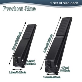 ZBKJYILF 2 Pcs Nagelknipser Set, Nail Clipper, Fingernagel Knipser