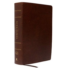 The King James Study Bible, Bonded Leather, Brown, Indexed, Full-Color Edition