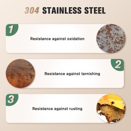 Huanyu Stainless Steel Manual Meat Grinder with Table Clamp Sausage Stuffer Food Mill Hand Crank for Chicken,Beef,Small Bone,Chili HZ-8