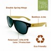 TRIBAL EARTH Bamboo Sunglasses Polarised for Men and Women with
