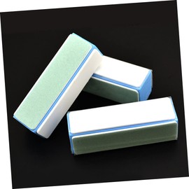 FOMIYES Nail Art Polishing Block Set 10pcs Square Nail Buffer Artwork Polishing Sponge 4 Textured Sides Safe Material for Home Use