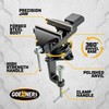 Dual-Purpose Combined Universal Vise 3.3" with 360° Swivel Base, Bench