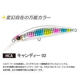 Duel Hardcore Heavy Minnow (S) Lure, 2.8 / 3.5 / 4.3 inches (70 / 90 / 110 mm), 0.6 / 1.0 / 1.3 oz (16 / 29 / 37 g)