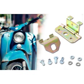Galvanised Bench Hinge for Simson KR51 KR51/1 KR51/2 Schwalbe Bench Attachment Narrow Type Including Angle and Mounting Parts
