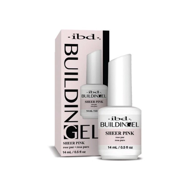 ibd Building Gel Sheer Pink 14 mL / 0.5 oz