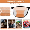 ZXYOO Near-range Workspace Progressive Reading Glasses for Men Women -