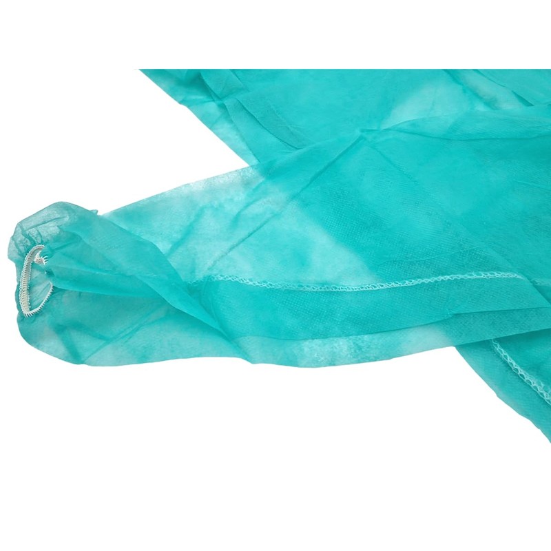 Tiga-Med 10-3050 Disposable Gown, Green, 120cm x 140cm, Pack of
