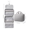 QULUXAO Toiletry Travel Bag for Women, Portable Hanging Makeup Bag