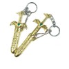Saya with Dragon Sword Keychain [Gold]