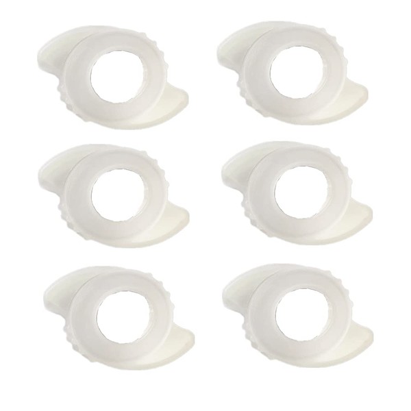 6Pcs(3"W x 2" D) Silicone Door Knob Grips - Anti-Static Door Knob Cover - Great Grips with Glow Inserts Sleep Aids-Silicone Doorknob Bumper Grips, Elderly Door Knob Open Doors Easily