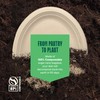 100% Compostable Oval Paper Plates [50-Pack] - {PFAS-Free} - {BPI