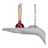 Old World Christmas Ornaments: Toilet Plunger Glass Blown Ornaments for