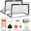 Kids Pop Up Soccer Goal Set with Training Equipment, Portable