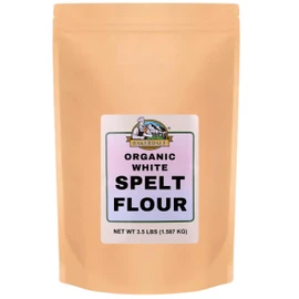 Bakerdale White Spelt Flour, 3.5 Pounds, Kosher Certified