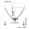 Efulgenz Oxidized Indian Jewelry Necklace Sets Antique Boho Religious Peacock
