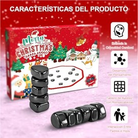 Juegos de Ajedrez Magnéticos, Juego de Ajedrez con Imán, Piedras y Cuerda