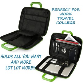 Top Handle Briefcase Adjustable Shoulder Straps for Mac, Acer Swift 3 AX1675, HP Spectre 16, Dell 5625, HP Victus, Lenovo X1