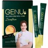 GENU Stevia Protein Coffe Mix, Instant Coffee (100 sticks, Decaffein),