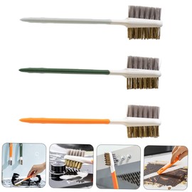 Healeved 3 Uds Cepillo De Limpieza De Estufa De Gas Limpiador De Estufa De Gas Limpiador De Cepillo De Pelo Limpiador De Metal Fregadero Cepillo De Fregar Necesidades De Cocina Cepillo De