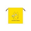 Toshin Pack NG-KI005 Noraneko-Gunn Drawstring Bag (Noraneko-Gun, Banana)