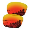 SmartVLT Polarized AR Coated Fire Red Replacement Lenses for Oakley