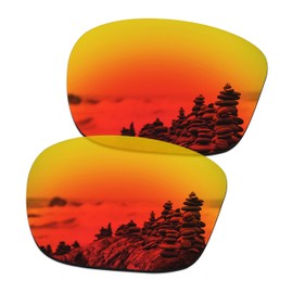 SmartVLT Polarized AR Coated Fire Red Replacement Lenses for Oakley Sliver F OO9246 Sunglass