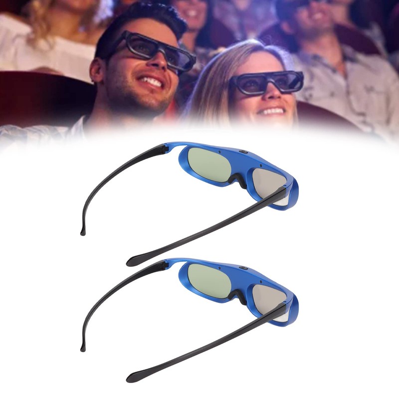 DLP-Link 3D Active Shutter Glasses, Left and Right Eye Rotation,