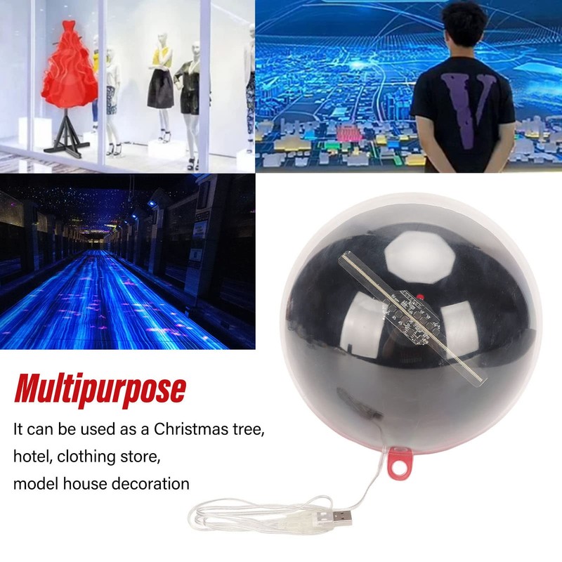 Upgraded 3D Hologram Fan Projector, 3D Hologram Advertising Display Fan,