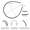 Tedux Thin Headbands, 7 Colors 4mm Skinny Headbands, No Slip