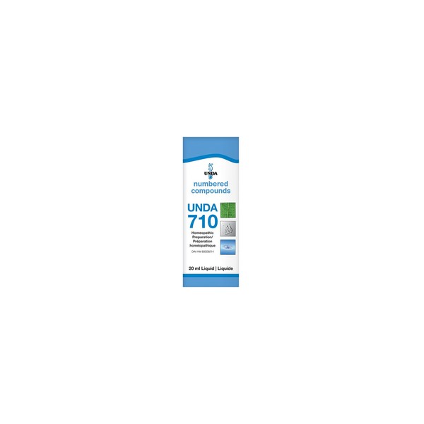UNDA Numbered Compounds UNDA 710 Homeopathic Preparation 20 mL