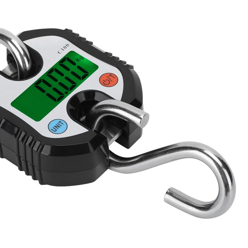 150KG Crane Scale LCD Digital Electronic Hook Hanging Weight for