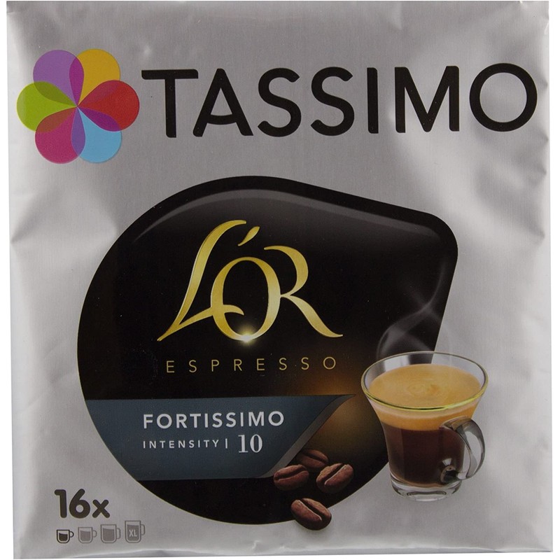 Tassimo Fortissimo L 'Or Espresso, Coffee, Cafe Stack - Gema