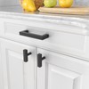 Amerdeco 10 Pack Matte Black Cabinet Pulls 3.75 Inch(96mm) Hole