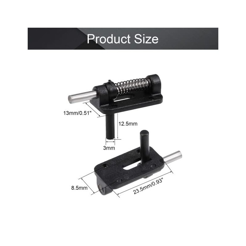Fielect 2Pcs Canopy Hatch Lock Latches for RC Airplane Cockpit