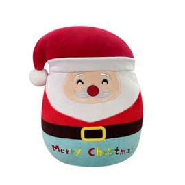 COSORO 20cm Christmas Santa Soft Plush Toy,8" Cute Xmas Squishy Santa Claus Christmas Plush Pillow Toy,Stuffed Animal Santa Plushies Toys for Kids Girls Boys Birthday Gift Christmas Cuddly Toy