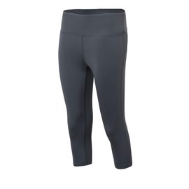UV SKINZ UPF 50+ Womens Active Sport Swim Capris - Charcoal - S