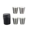 4 Pieces 30ml (1oz) Stainless Steel Shot Cups Shot Glass
