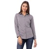 Chef Works Women's Modern Chambray Dress Shirt, Grey, Small