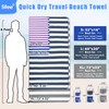 Sfee 2 in 1 Microfiber Oversized Beach Towel, Quick Dry