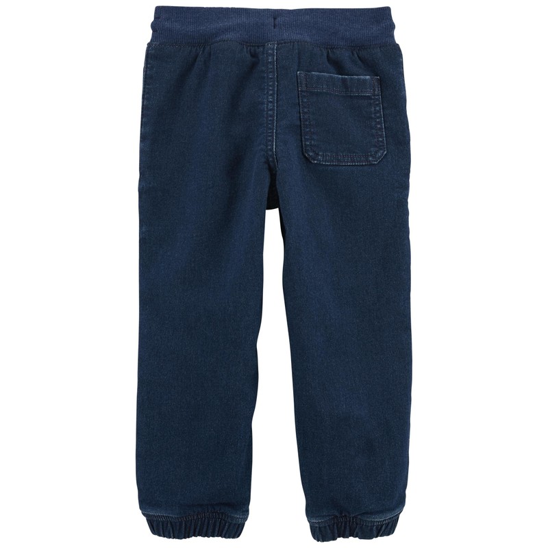 OshKosh B'Gosh Boys' Denim Jogger, Indigo, 2T