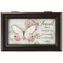 Carson Home Accents 18286 Friends Jane Shaky Music Box, 6-Inch by 4-Inch by 2-1/2-Inch